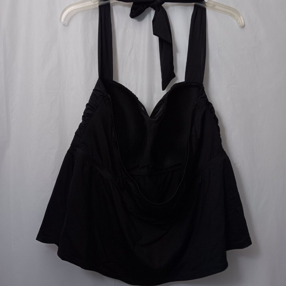 MYNAH WOMEN'S HALTER TANKINI SWIM TOP - Picture 4 of 9